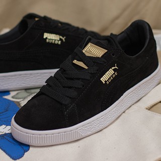 puma suede black classic