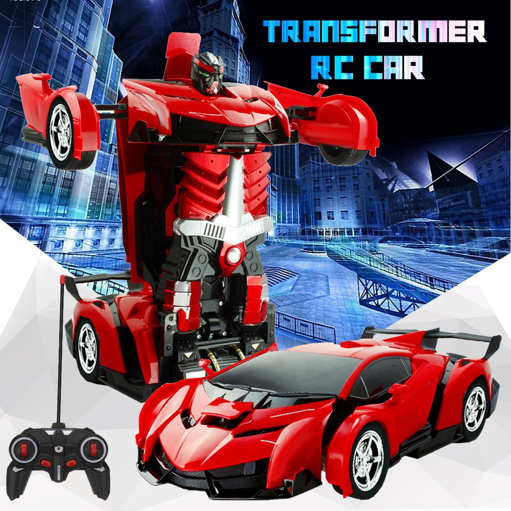 red transformer car