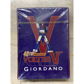 40th Anniversary Voltes V x Giordano Playing Cards Set