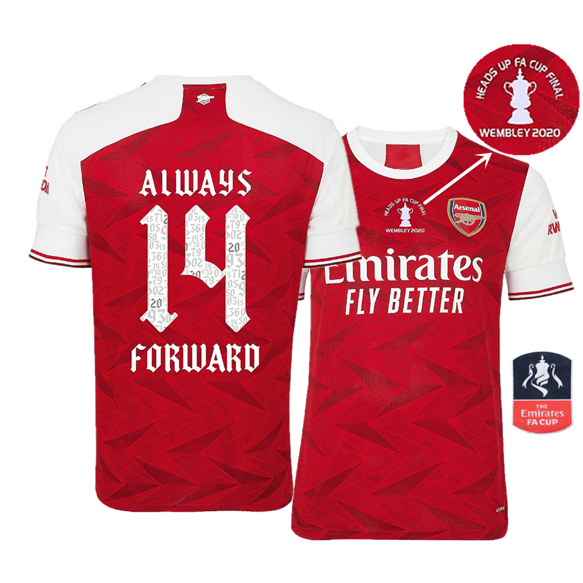 always forward arsenal jersey