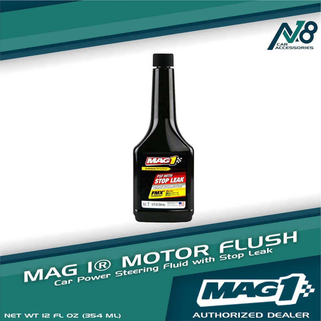 MAG 1 Car Power Steering Fluid with Stop Leak Additive, 12oz (354ml