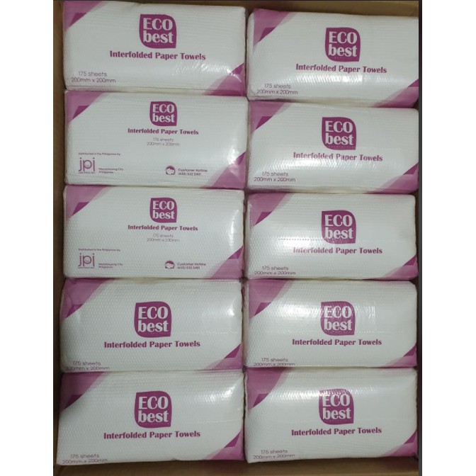 Paper Towel Interfolded Tissue Pulls Virgin Pulp GSM Box Shopee Philippines