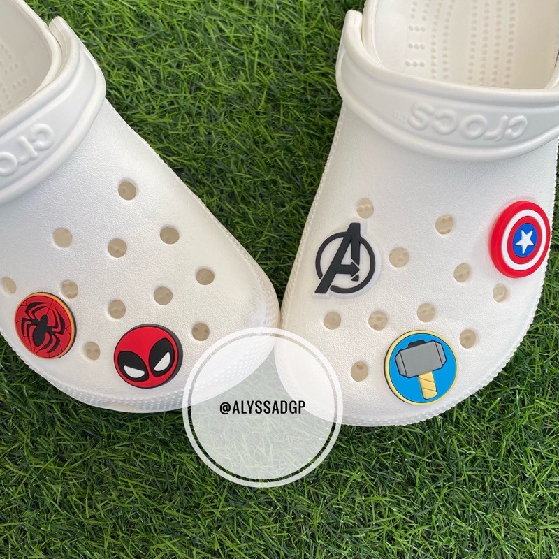 Avengers Marvel Jibbitz Crocs Shoe Charm Shopee Philippines