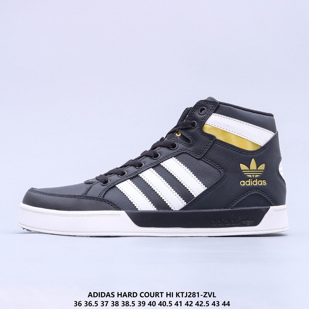 adidas high top leather shoes