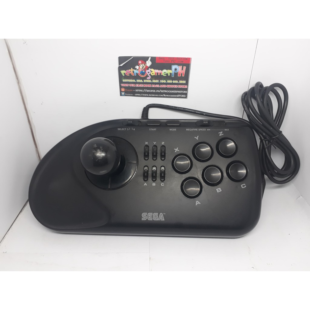 Sega mega drive sega genesis 6 button arcade stick shopee philippines