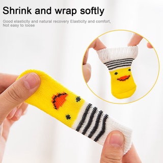 4Pcs Pet Dog Socks with Cute Print Anti-Slip Cats Puppy Shoes Paw Protector Products #5