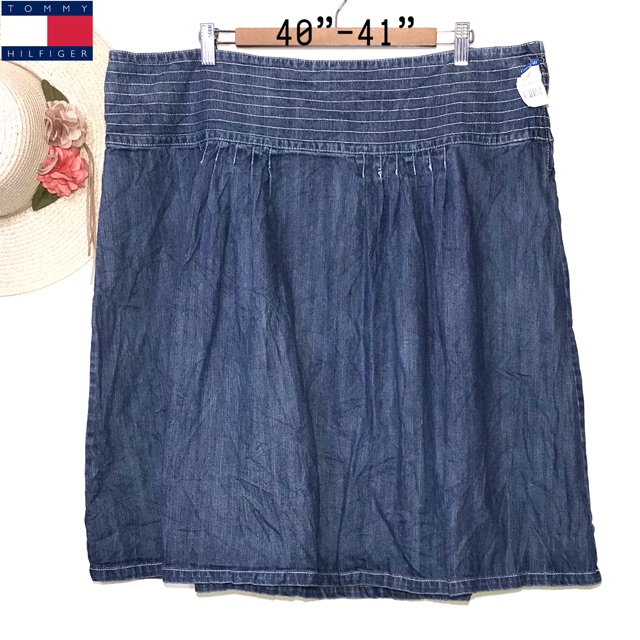 denim skirt tommy hilfiger