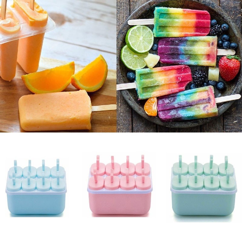 Frozen Ice Cream Lolly Juice Maker Mold Mould Popsicles Yogurt Icebox Welcome