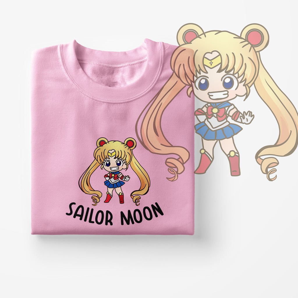 Sailor Moon T Shirt Chibi design SailorMoon Shirt by ANYPRINT | Shopee ...