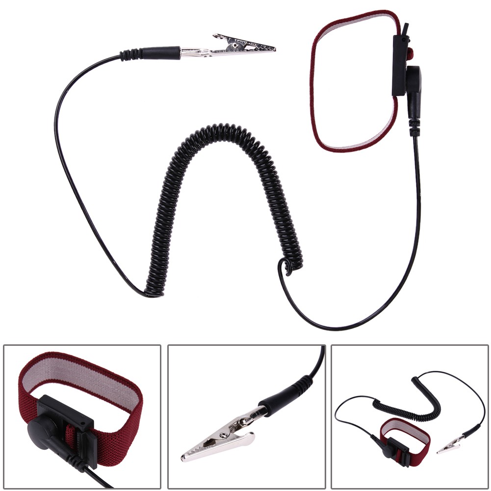 Dom Hot 2m Anti Static ESD Wrist Strap Ground Static Discharge Band