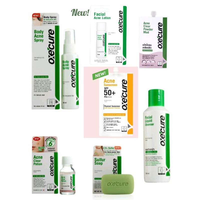 oxecure acne sunscreen