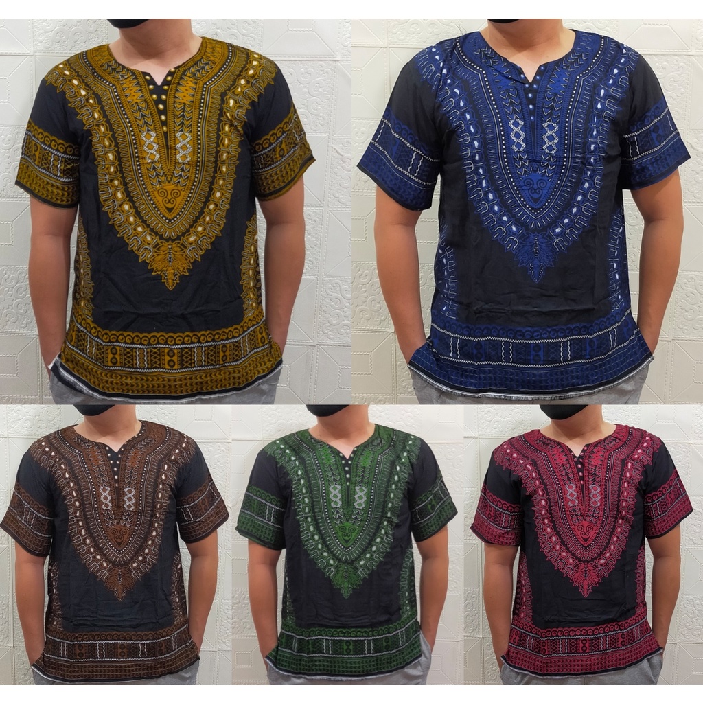Juragan XL Dashiki Shirt/Batik/Indian/Bohemian/Boho/African/Tribal ...