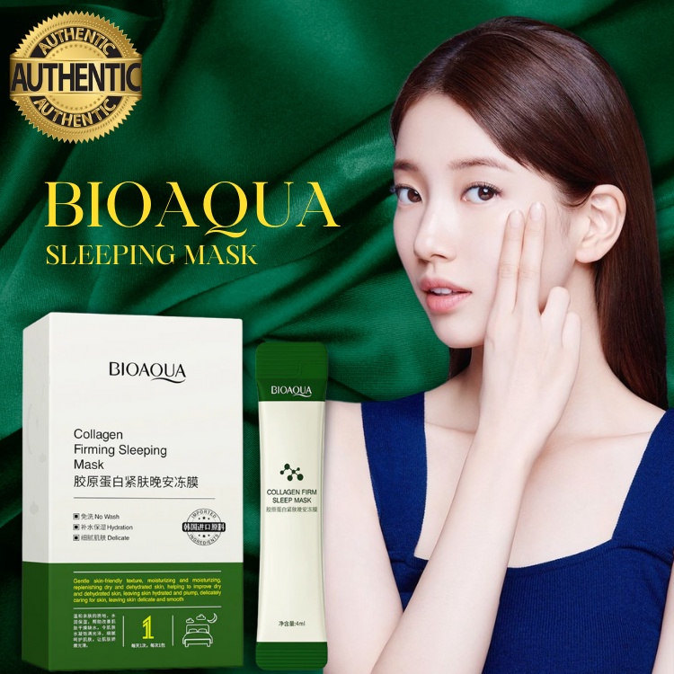 BIOAQUA Collagen Firming Sleeping Mask Yanjiayi Glass Skin Facial Mask