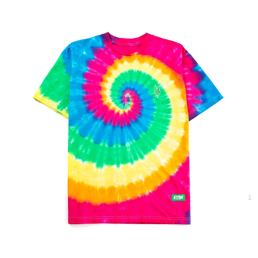 Kush Rainbow Sherbet Tie Dye Cotton T-Shirt | Shopee Philippines