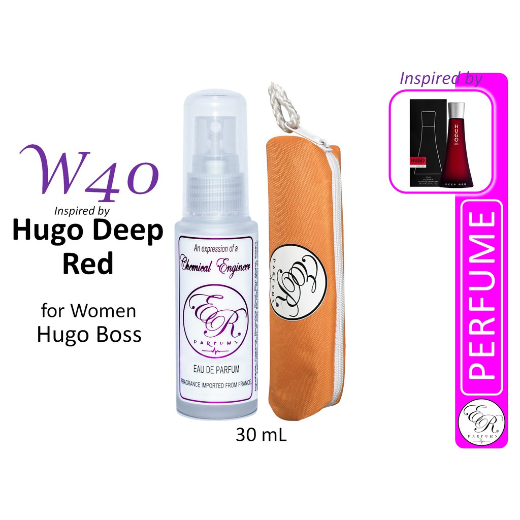 hugo boss women's perfume deep red