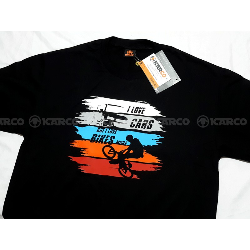 Karco Car Enthusiast T Shirt 3rd I Love Bikes Black Shopee Philippines