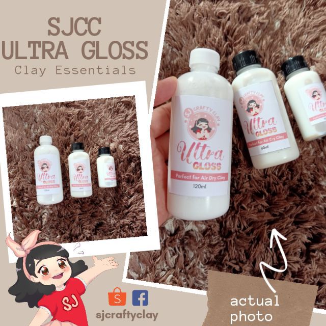 SJCC SJ Ultra Gloss for Air Dry Clay Shopee Philippines