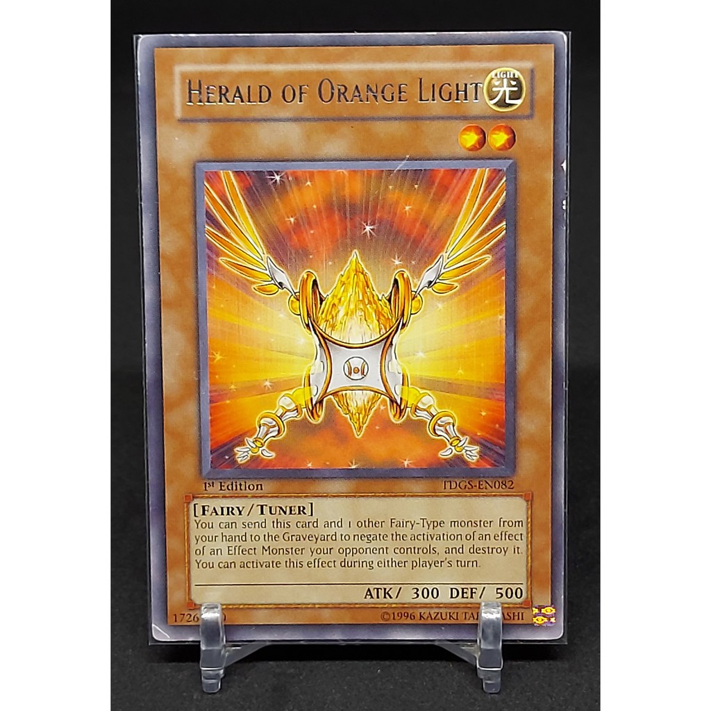TDGS-EN082 Yu-Gi-Oh 3x Rare Herald Of Orange Light Mixed