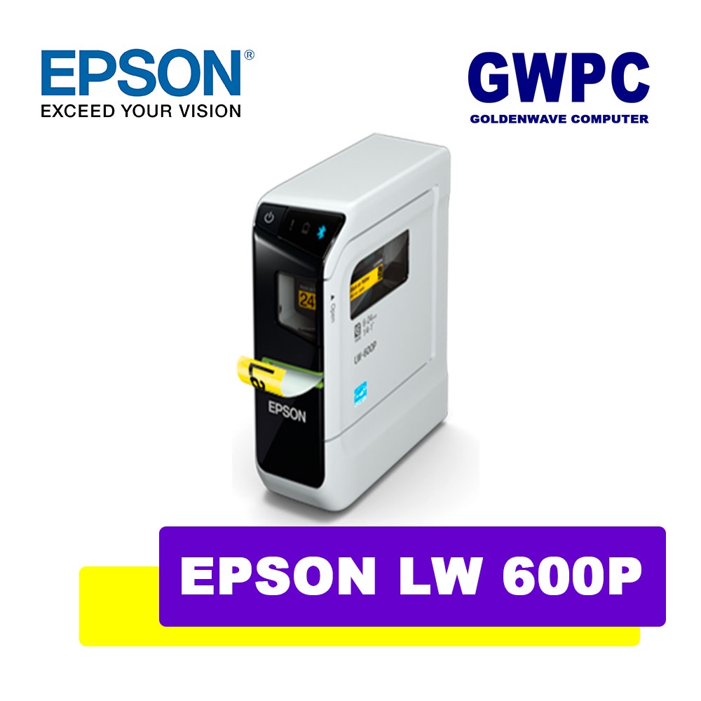 Epson LabelWorks LW600P Bluetooth PCConnectable Label Printer