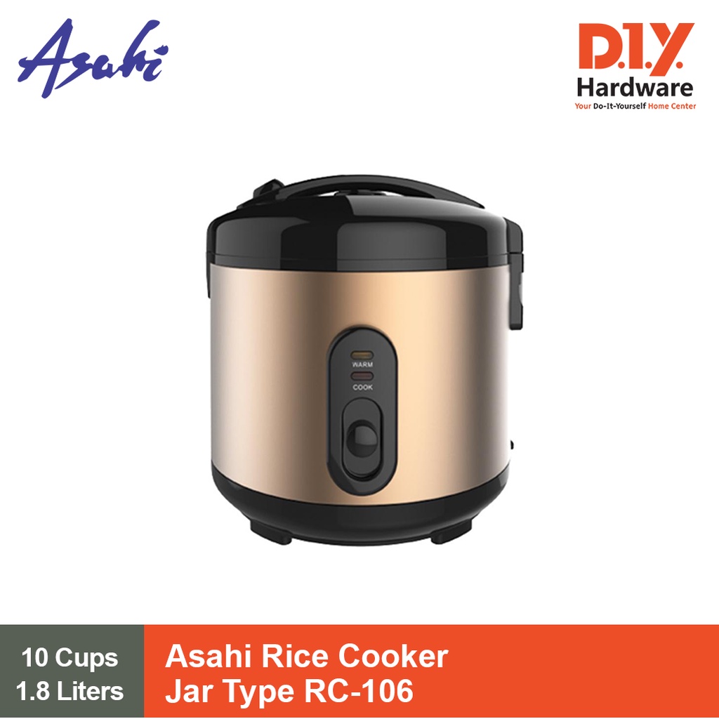 Asahi RC106 10 Cups Rice Cooker Jar Type Shopee Philippines