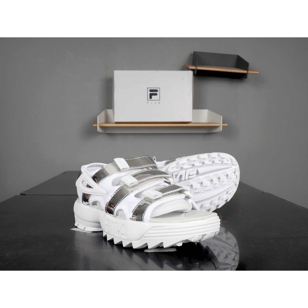 silver beach sandals