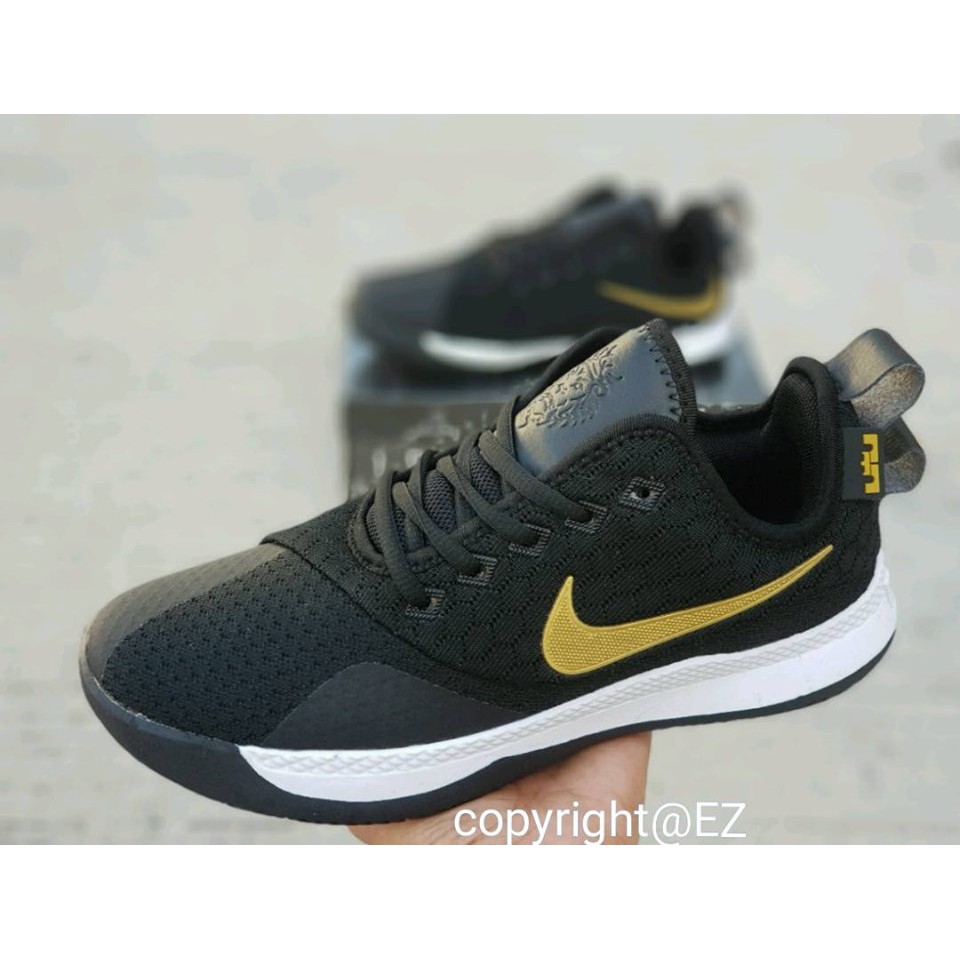 nike lebron witness 3 black and gold