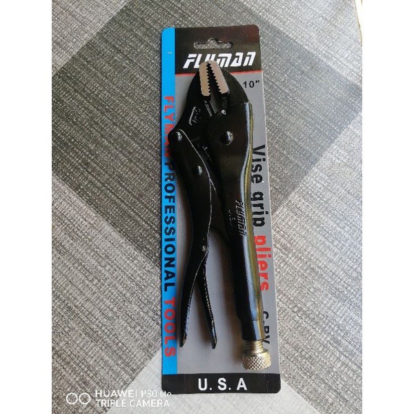 ORIGINAL FLYMAN USA VICE GRIP PLIER 10R, 10 inches | Shopee Philippines