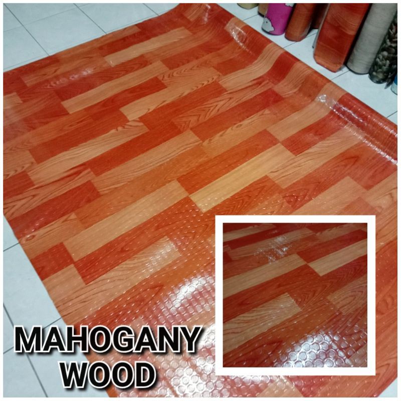 Linoleum Wood Design Mahogany, Linoleum Flooring Wood Design