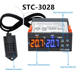 Temperature Controller 220V STC-3028 Thermostat Humidity Control  STC-1000 【SHIP IN 24H】