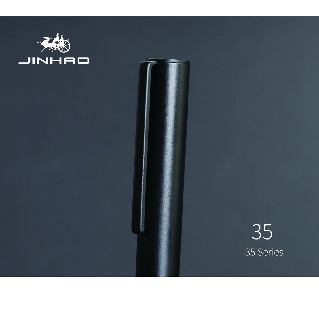Jinhao 35 Series Fountain Pen Steel Barrel Airplane Extra Fine Tip Ink