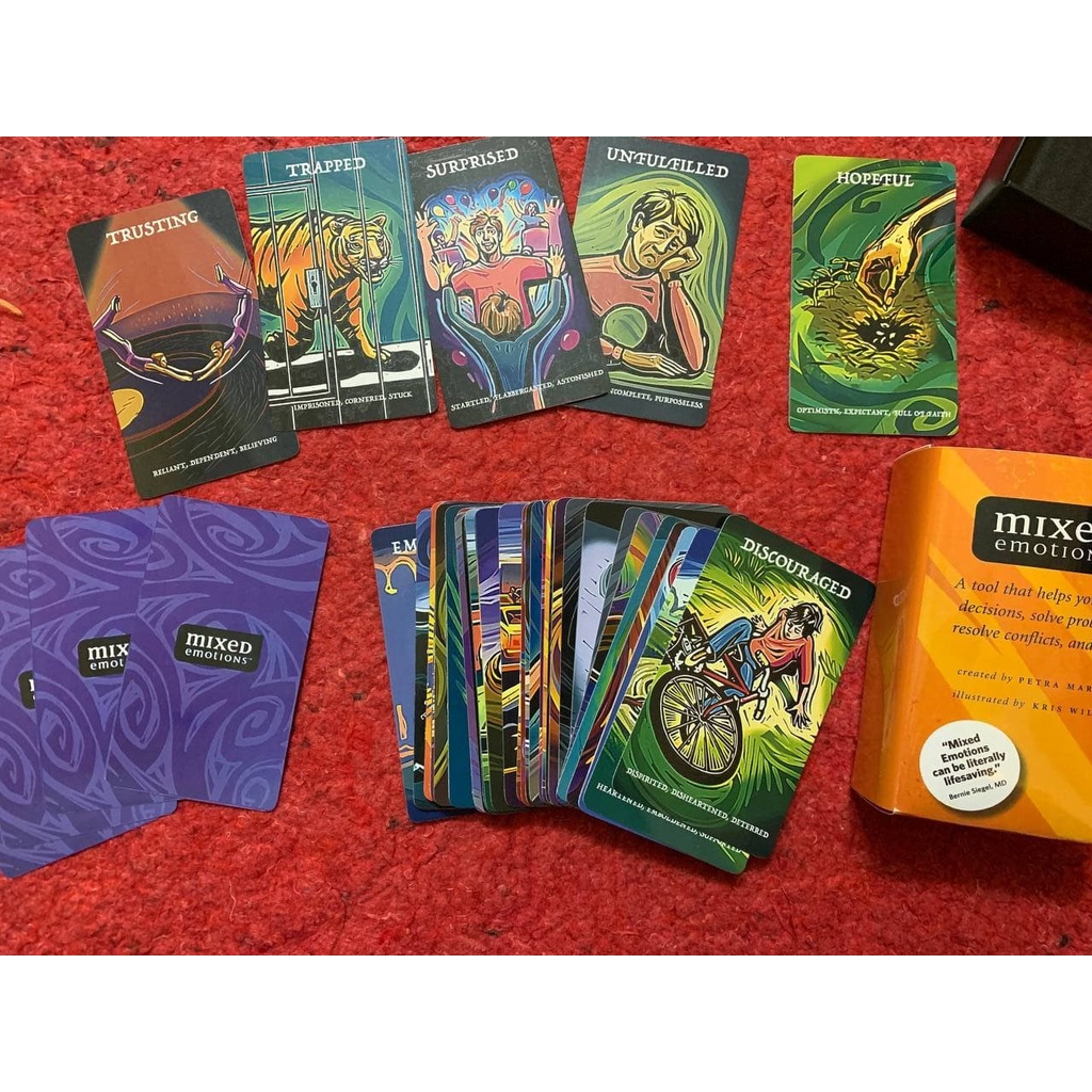 Mixed Emotions Tarot Handmade Card Set Shopee Philippines