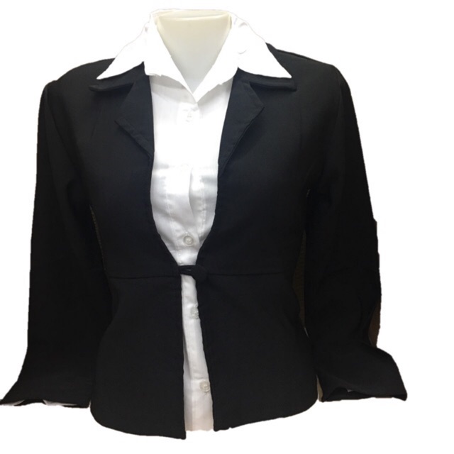 black office coat