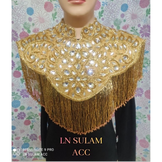 Lotus Chest Latest Traditional Traditional Japanese Sequins Accessories For Muslim Women And Groom Indonesian Culture And For Dancers modern fashion Clothing Tops kebaya Embroidery Clothes Vest Dance Art New motif Today bride For wedding Dresses Bridal fa