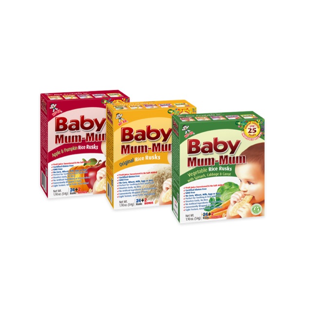 baby rice teething biscuits