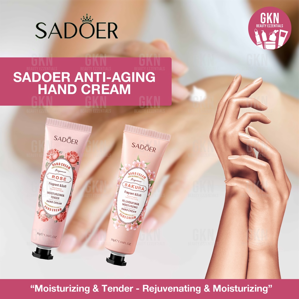 SADOER Floral Moisturizing Mini Hand Cream 30g PLANT EXTRACT HAND CREAM