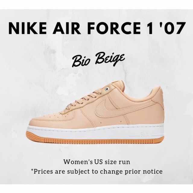 bio beige air force 1