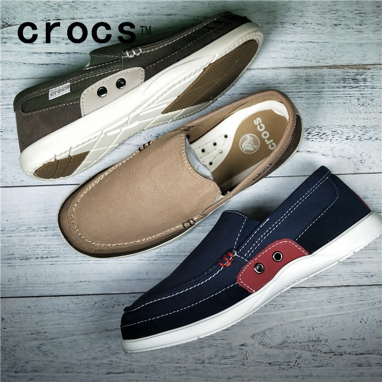 crocs canvas mens shoes
