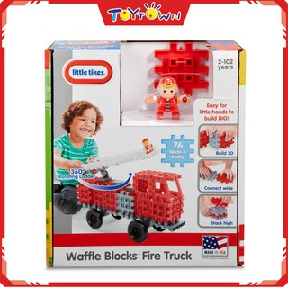 little tikes waffle blocks fire & rescue