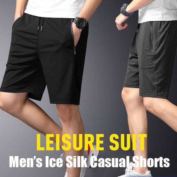 Men’s Ice Silk Casual Shorts Shopee Philippines