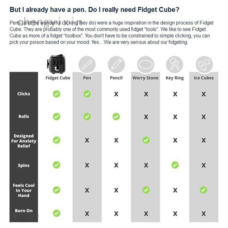 fidget cube for anxiety