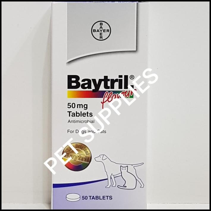 New Baytril Flavour 50 Mg, Antibiotic Dogs And Cats Shopee Philippines