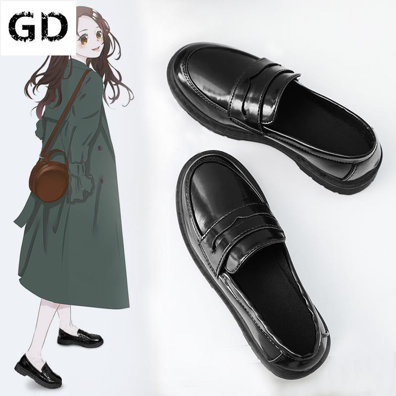 leather shoes female