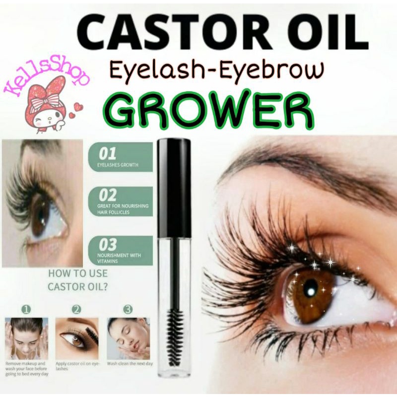 Pure Castor Oil Eyelash and Eyebrow Grower 12ml Shopee Philippines