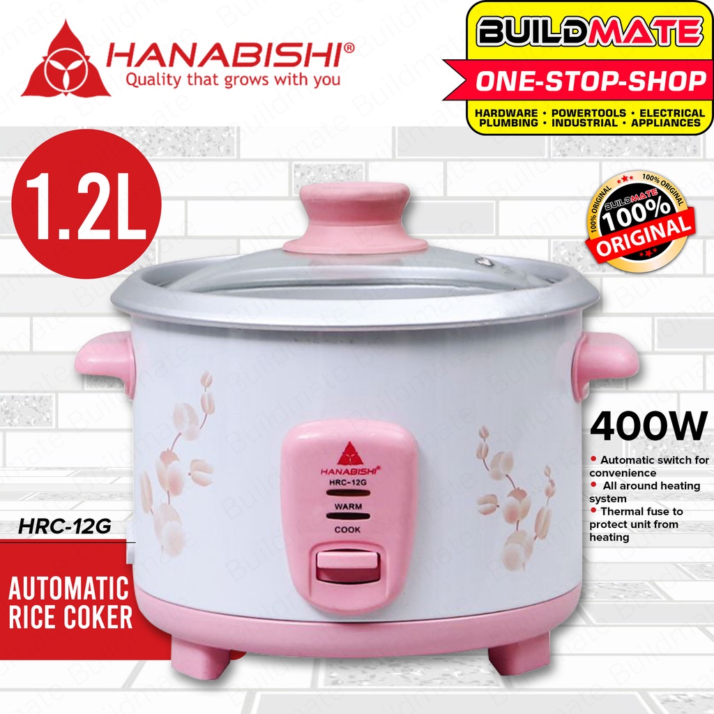 HANABISHI JAPAN Rice Cooker 6 Cups 1.2L HRC-12G 100% ORIGINAL ...