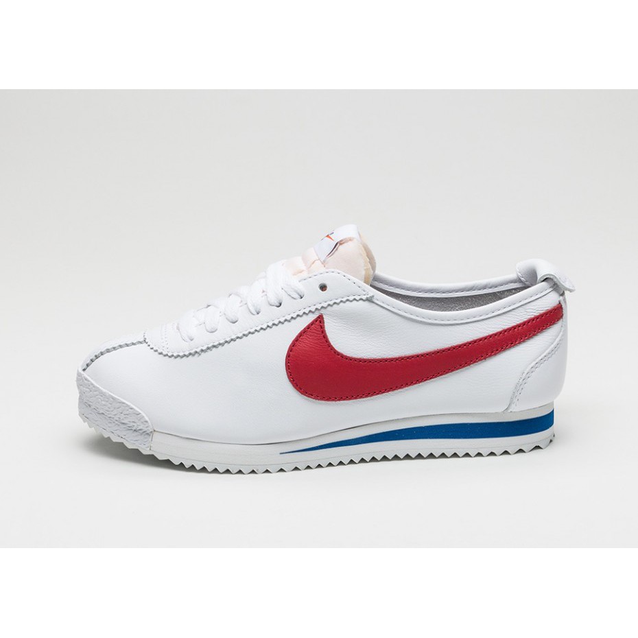 nike cortez blue red and white