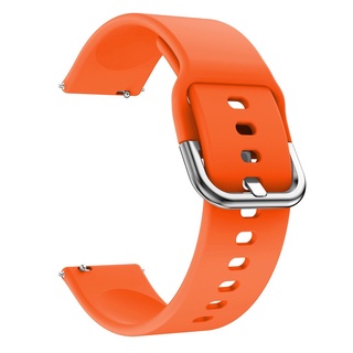 20MM WatchStrap For Samsung Galaxy Watch 5 4 44mm 40mm / Classic 42mm 46mm WatchBand Silicone Smart Wristband Bracelet Belt #7