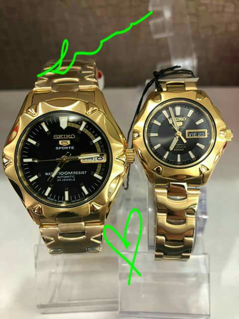 seiko 5 couple watch