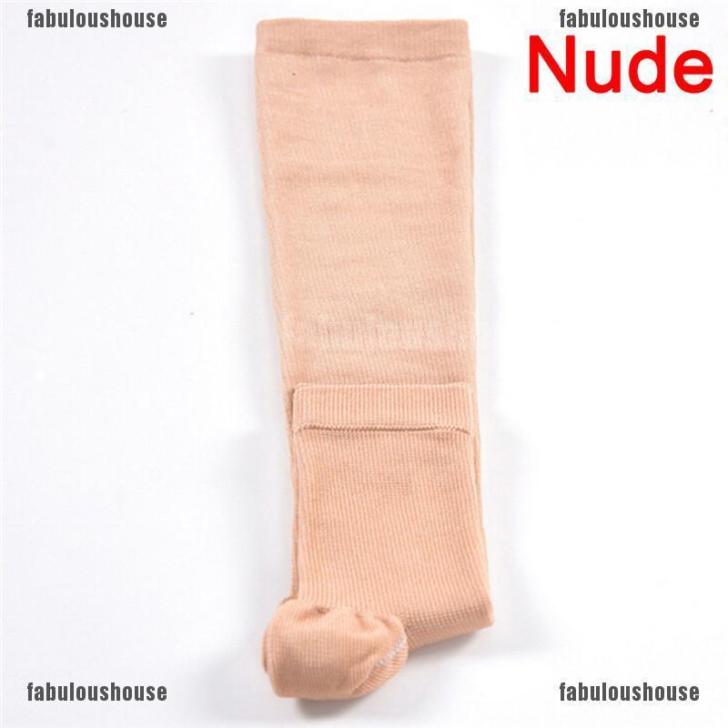 Fmph Elastic Toeless Compression Socks Stockings Support Knee High Tip Open Shopee Philippines 5340