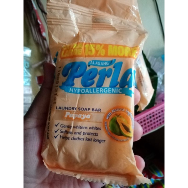 Perla Soap Papaya (Orange) and White Available 110g Shopee Philippines