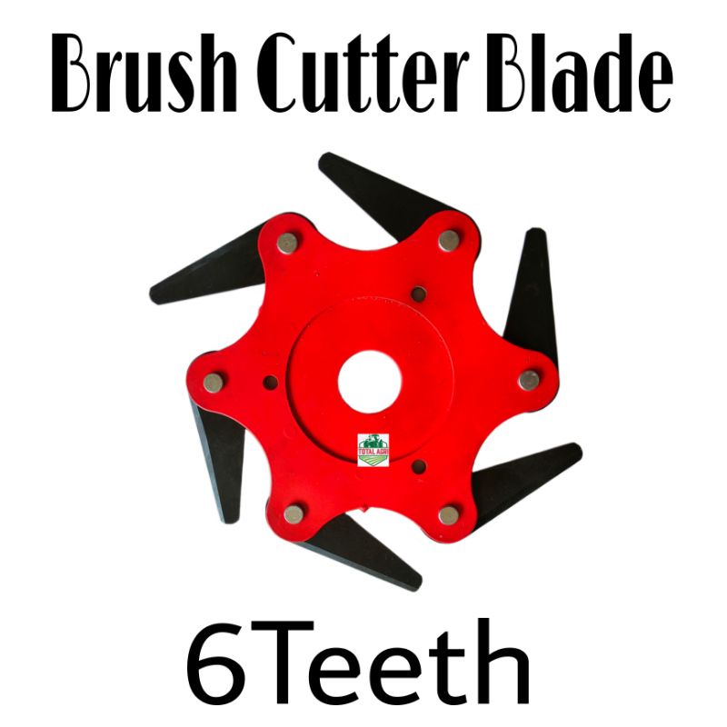 6 Teeth Brush Cutter Grass Cutter Blade Trimmer Cutting Tool Lawn